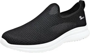 Womens Slip On Walking Shoes Non Slip Running Shoes Walking Shoes Women Flat Feet Casual Shoes Dress Sneakers Slip On Tennis Shoe Loafers Dress Shoe