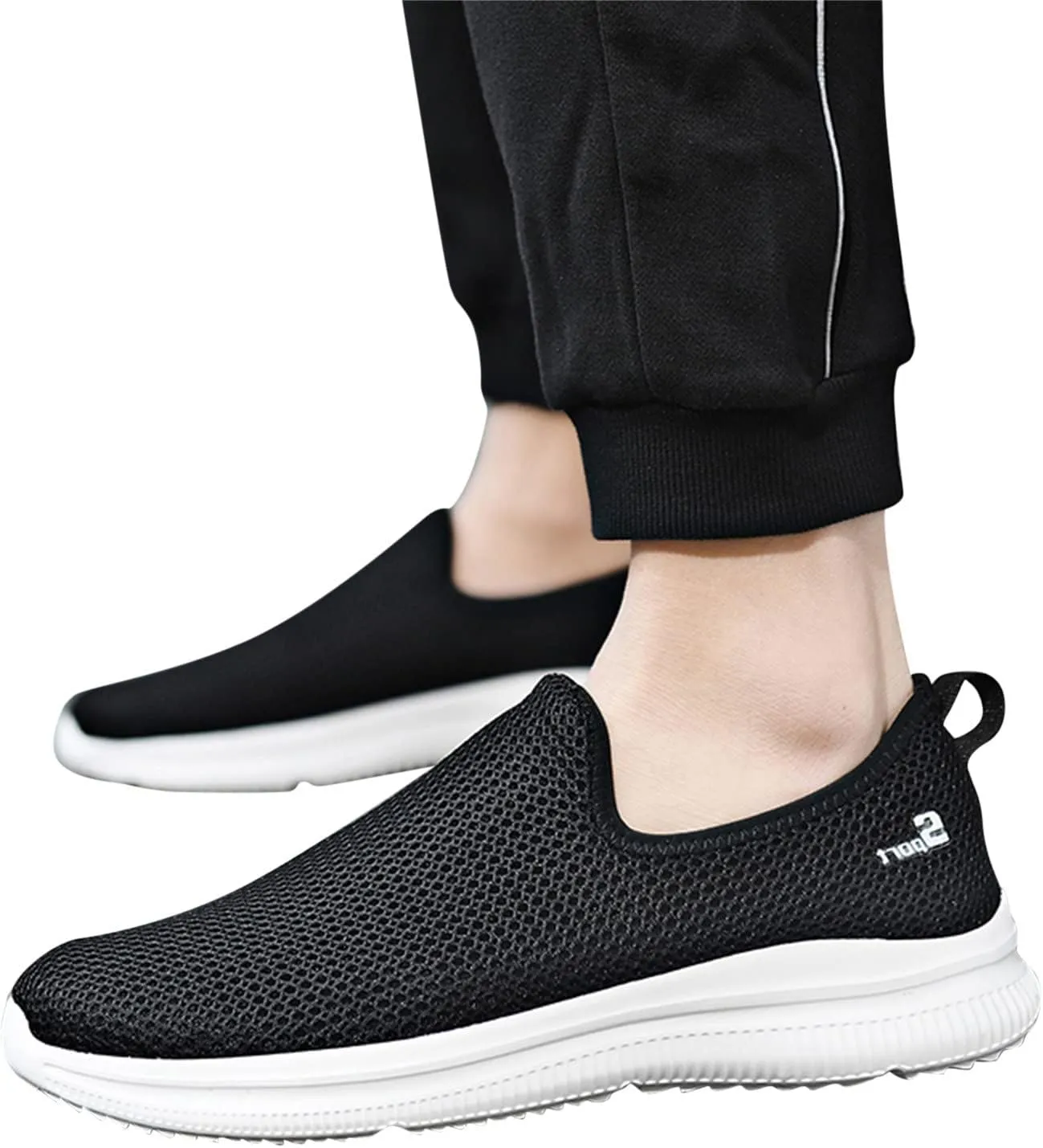 Womens Slip On Walking Shoes Non Slip Running Shoes Walking Shoes Women Flat Feet Casual Shoes Dress Sneakers Slip On Tennis Shoe Loafers Dress Shoe