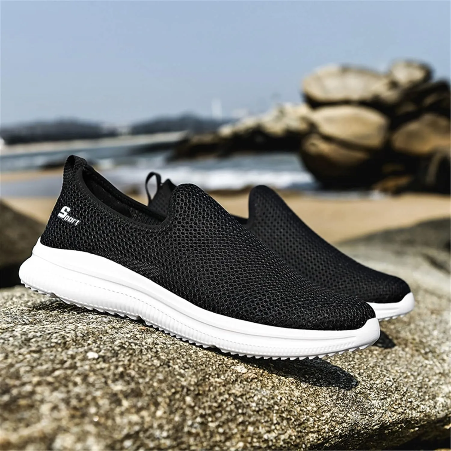 Womens Slip On Walking Shoes Non Slip Running Shoes Walking Shoes Women Flat Feet Casual Shoes Dress Sneakers Slip On Tennis Shoe Loafers Dress Shoe
