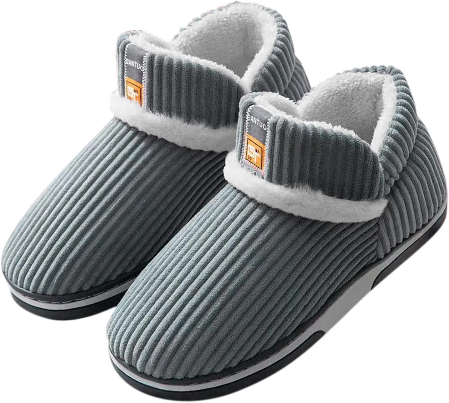 Women's Slippers Cozy House Shoes Soft Slip-On Indoor Outdoor Fuzzy Slipper Booties Dinosaur House Shoes Sneaker Slippers for Men Christmas Ribbon Gifts for Him 2023
