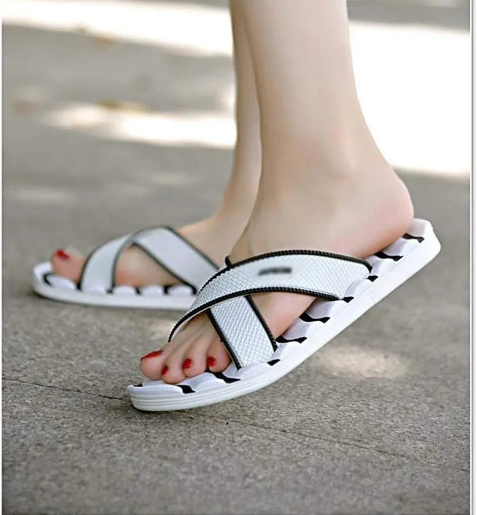 Women's Slippers Eva Ladies Home Massage Slippers Bathroom Couple Sandals and Slippers Massage Leisure Outdoor Beach Tide Drag Bathing Shoes (Color : B, Size : 38)