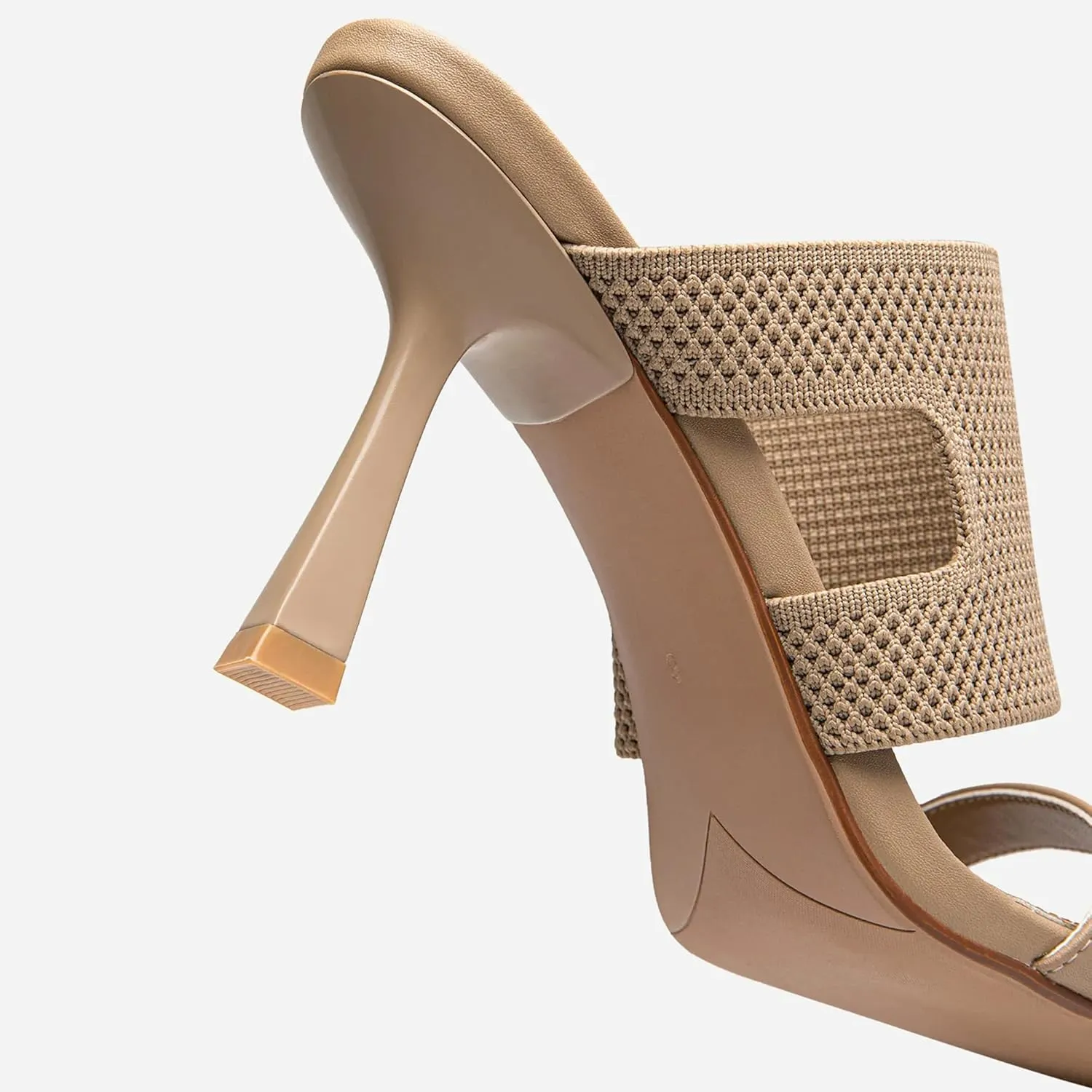 Women's Stiletto Heels Sandals, Pointed Toe, Slip-on Evening Party Shoes, Cushioned Insole