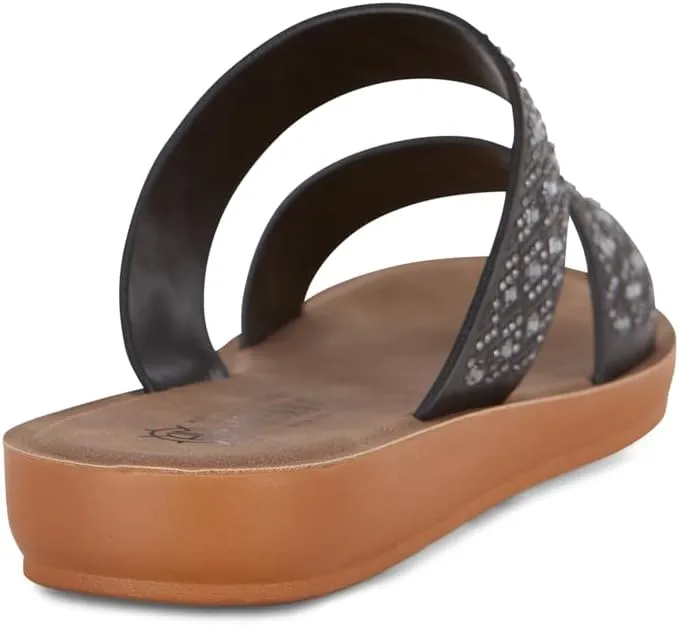 Women’s Wedge Sandal – Comfortable Open-Toe Wedges with Cushioned Insole, Medium Width Sizes 6-10