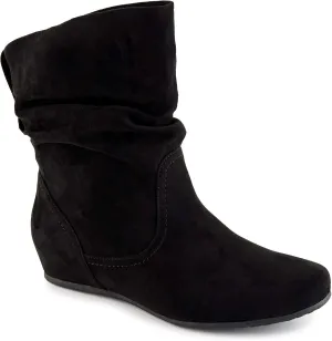 XAPPEAL Carney - Women's Slip On Casual Slouch Short Ankle Boot