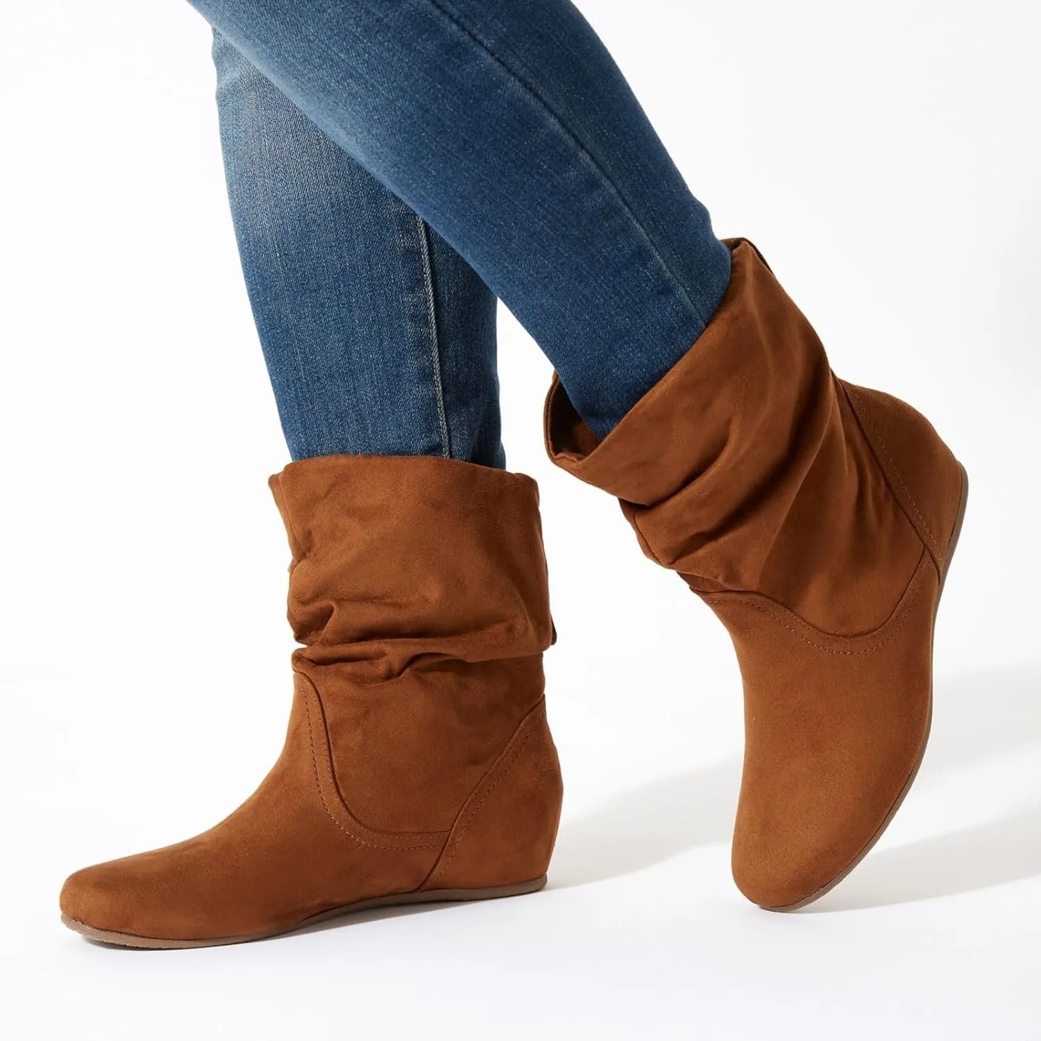 XAPPEAL Carney - Women's Slip On Casual Slouch Short Ankle Boot
