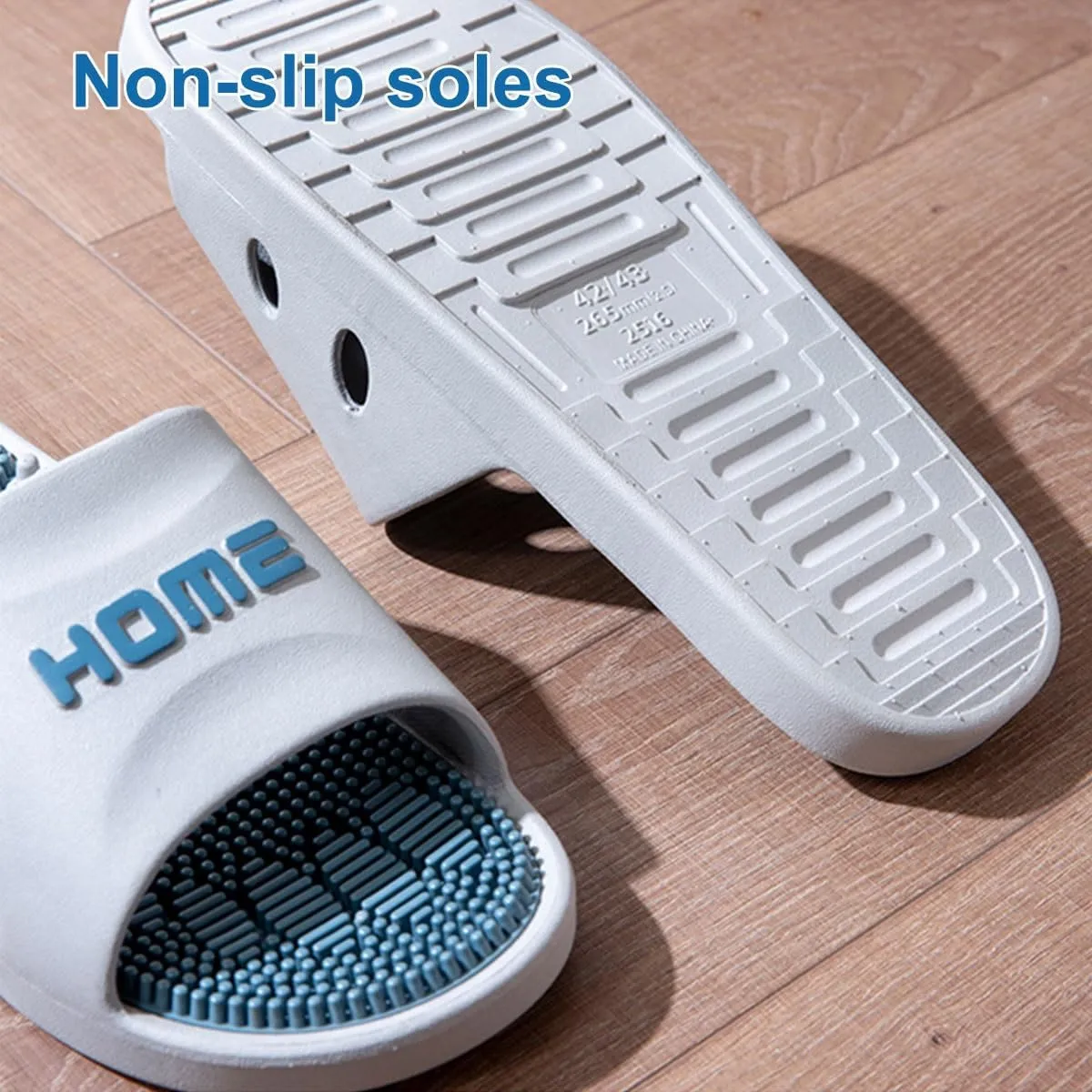 YCKEGEW Acupressure Slippers For Women Men Foot Acupoint Massage Slipper Arch Support,Wellness Foot Spa Bathroom Sandals Non-Slip