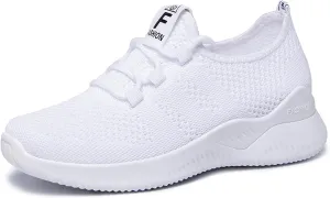 YIBLBOX Women's Slip On Walking Shoes Lightweight Knit Casual Running Sneakers