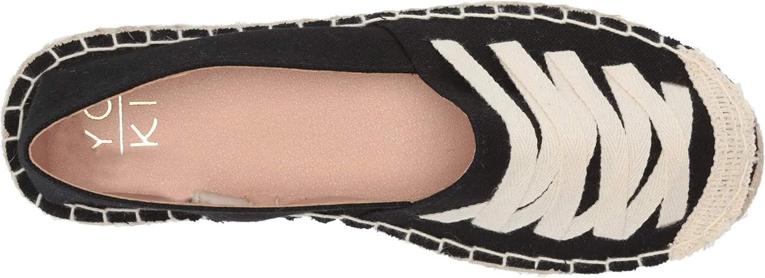 YOKI Women's Comfort Espadrille Wedge Sandal