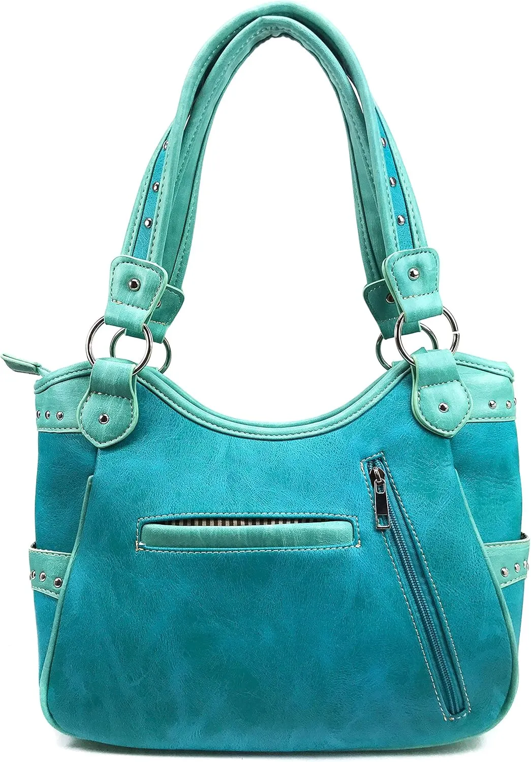 Zelris Butterfly Flower Season Embroidery Conceal Carry Tote Handbag Purse